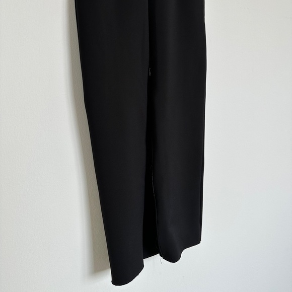 H&M Pencil Skirt Stretchy Black Midi Slip Skirt Size 2 Great Condition - Picture 10 of 11